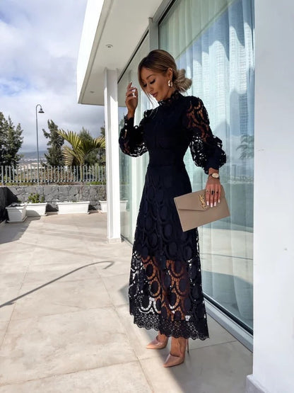 Rose | Women’s Summer Long Sleeve Evening Dress