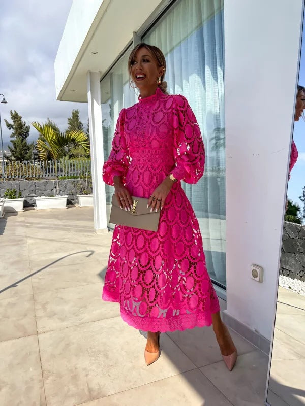 Rose | Women’s Summer Long Sleeve Evening Dress