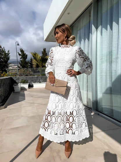 Rose | Women’s Summer Long Sleeve Evening Dress