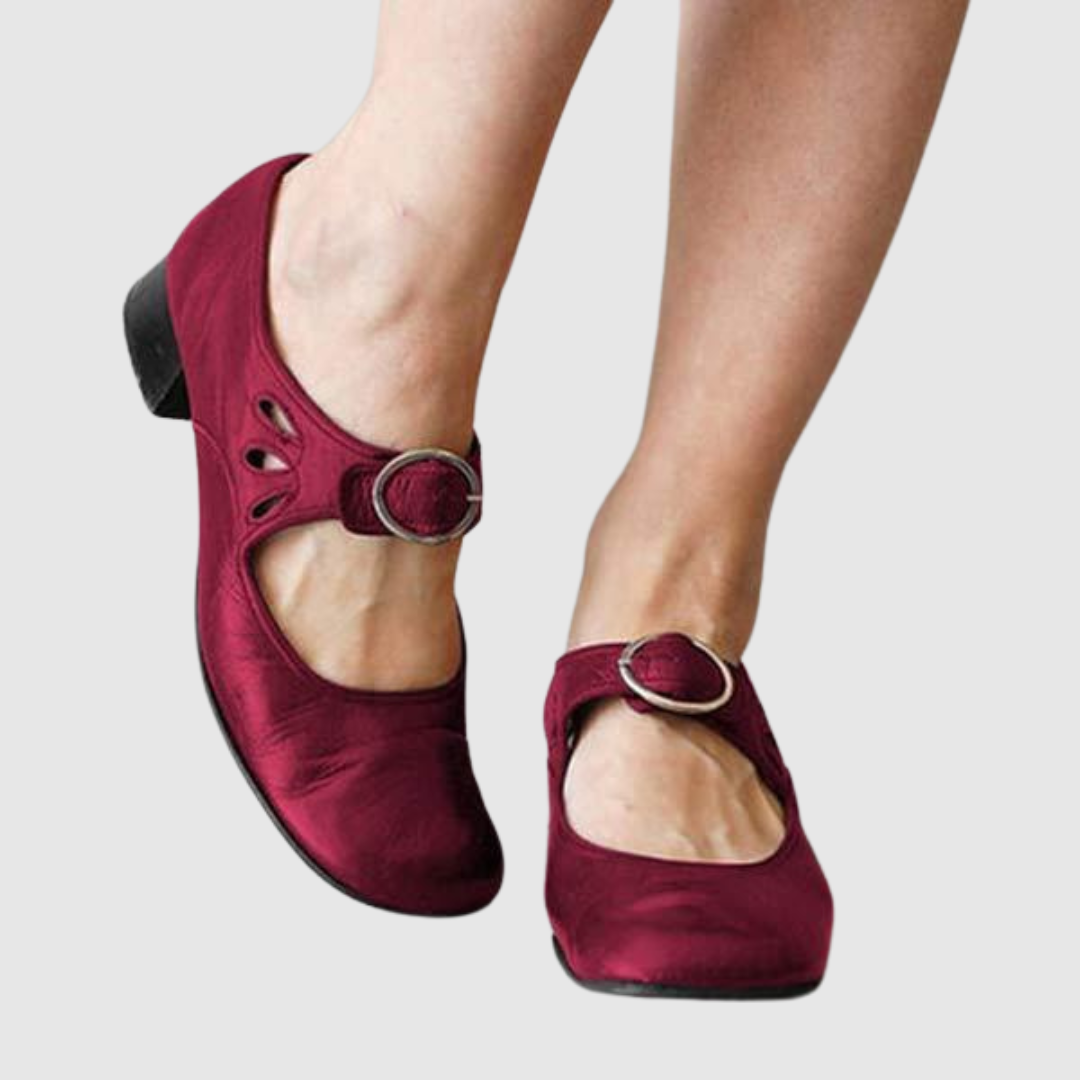 Comfortable Slip On Shoes for Women with Round Toe Cushioned Footbed Casual Style