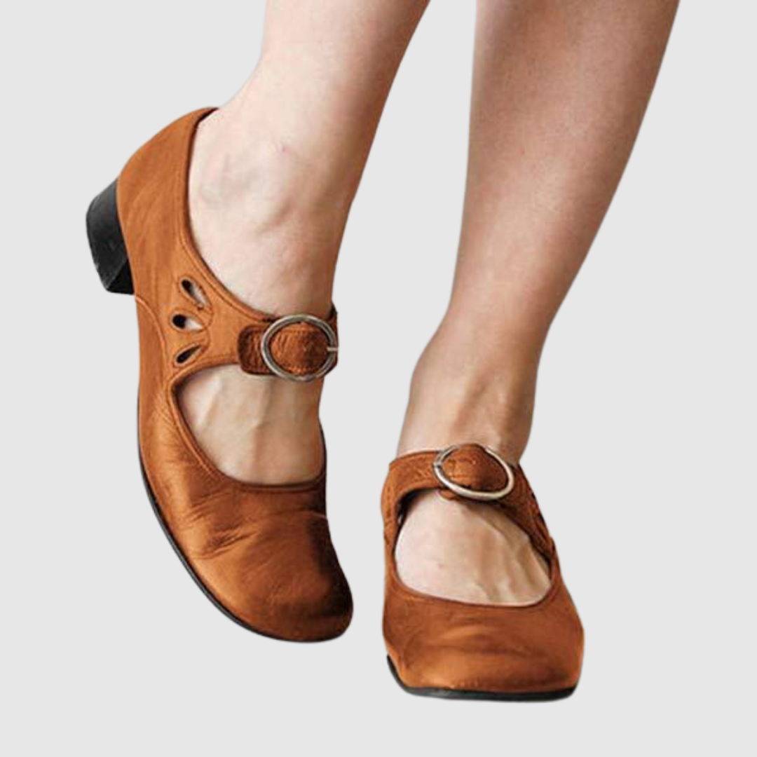 Comfortable Slip On Shoes for Women with Round Toe Cushioned Footbed Casual Style