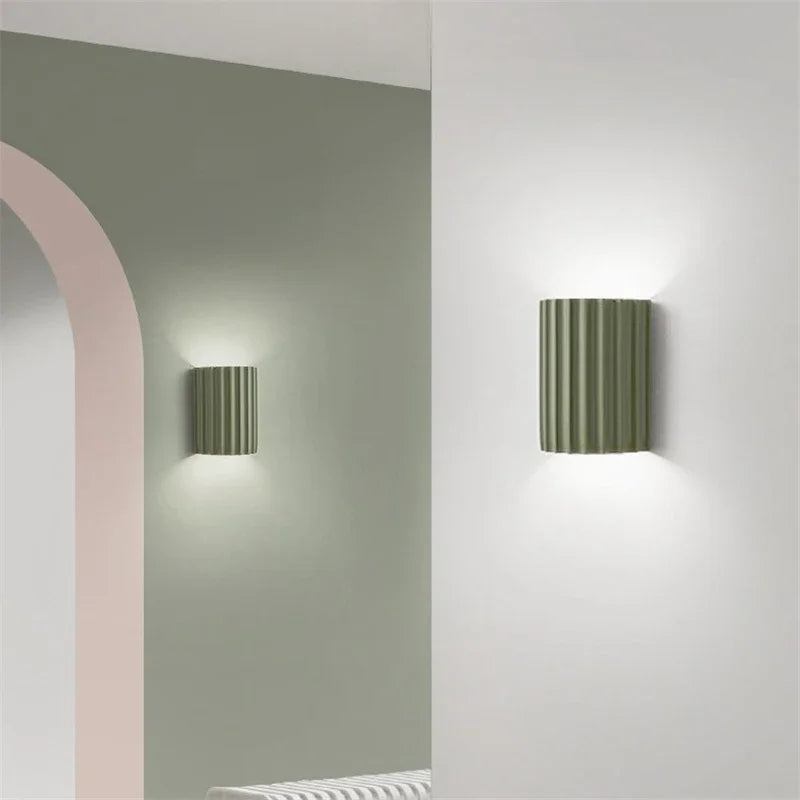 Nordic Resin Wall Lamp Modern Stylish Indoor LED Sconce Wall Light