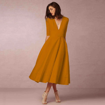 Nicole | Women Ivoire Midi Dress Fitted Elegant Cut