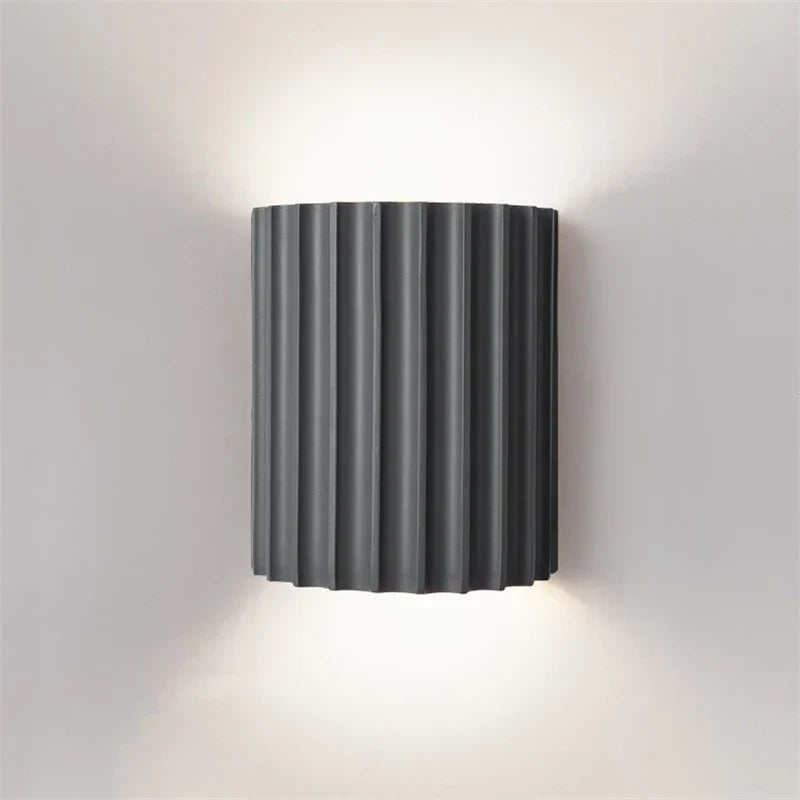 Nordic Resin Wall Lamp Modern Stylish Indoor LED Sconce Wall Light
