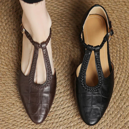 Stylish Ballet Flats for Women with Round Toe Slip On Tassel Detail Casual Style
