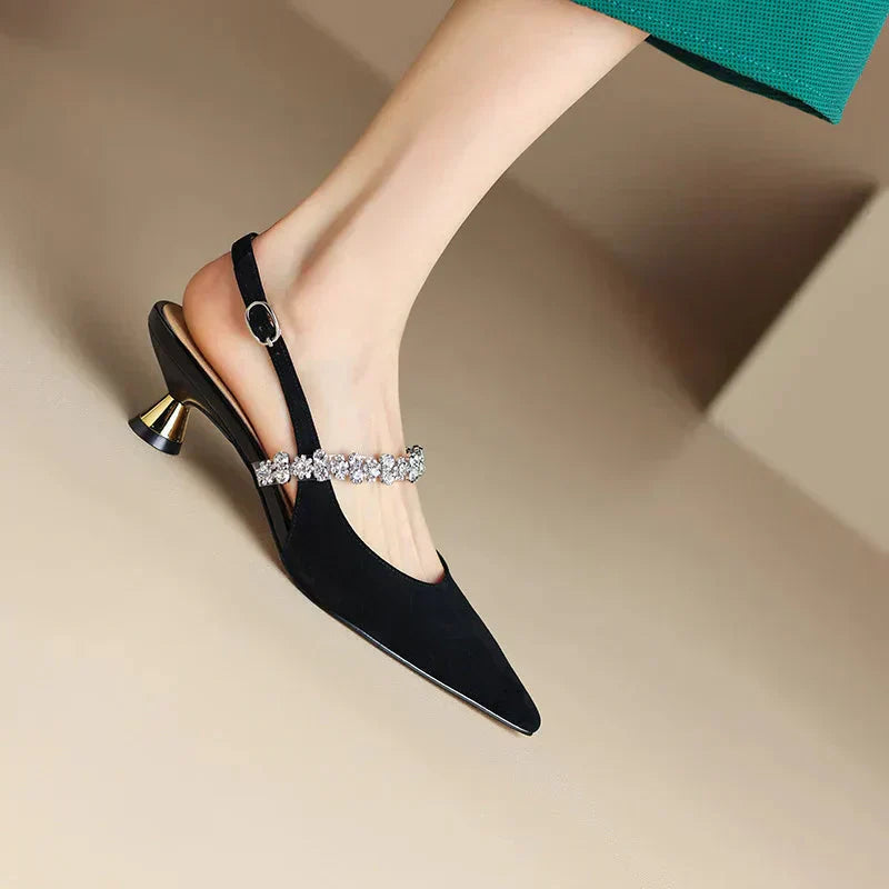 Comfortable Slip On Shoes for Women with Round Toe Cushioned Footbed Casual Style