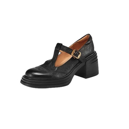 Georgia | Elegant Mary Jane Shoes for Women with Block Heel