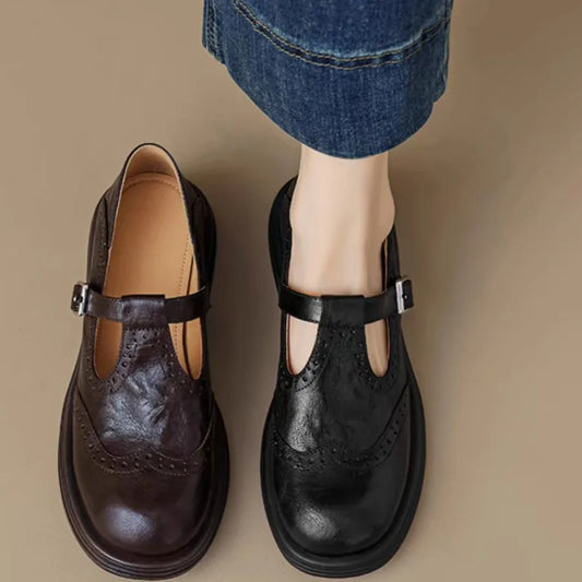 Peggy | Elegant Mary Jane Shoes for Women in Leather