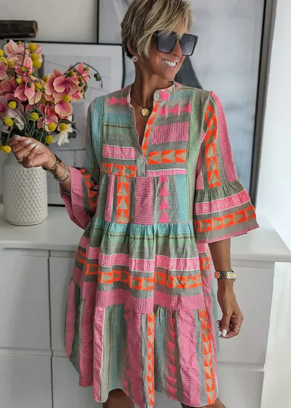 Harper | Elegant Boho Sundress for Women in Casual Mini Style