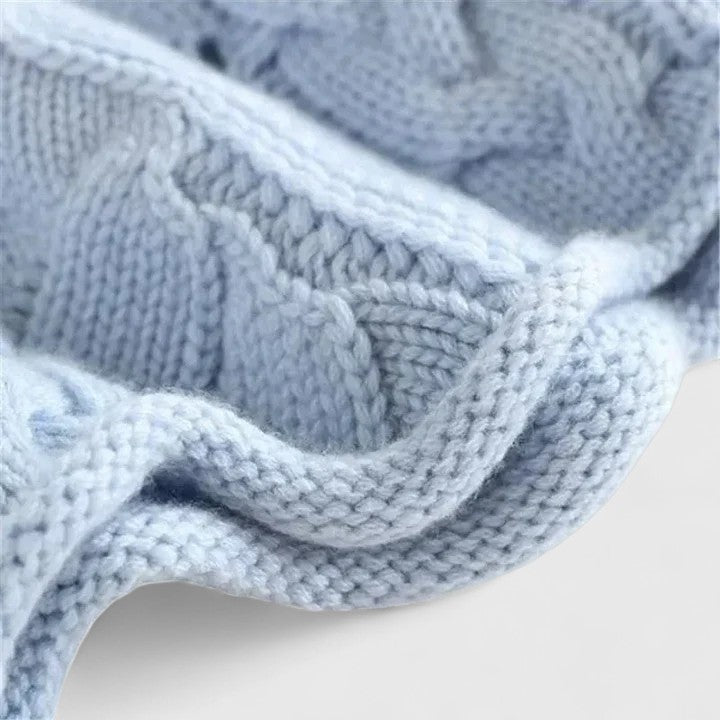 Comfortable Cable Knit Sweatshirt for Women with Turtleneck Long Sleeve Oversized Relaxed Style