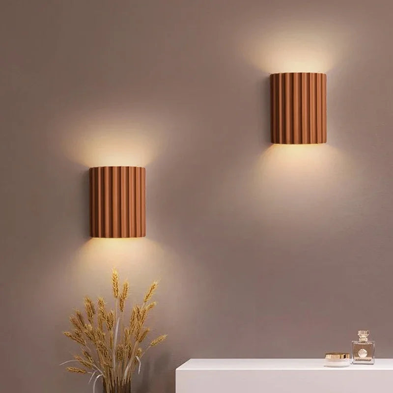 Nordic Resin Wall Lamp Modern Stylish Indoor LED Sconce Wall Light