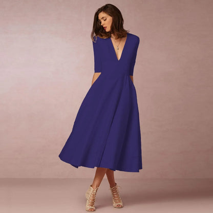 Nicole | Women Ivoire Midi Dress Fitted Elegant Cut