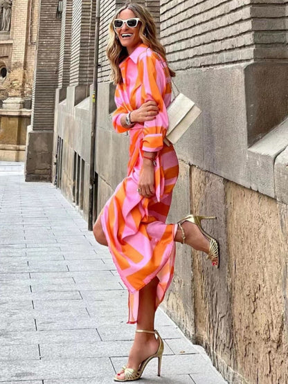 Laura - Printed Wrap Dress