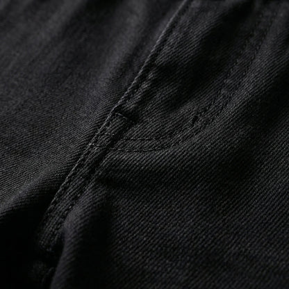 Comfortable Jeans for Men with Slim Fit Tapered Stretch Denim Five Pocket Style