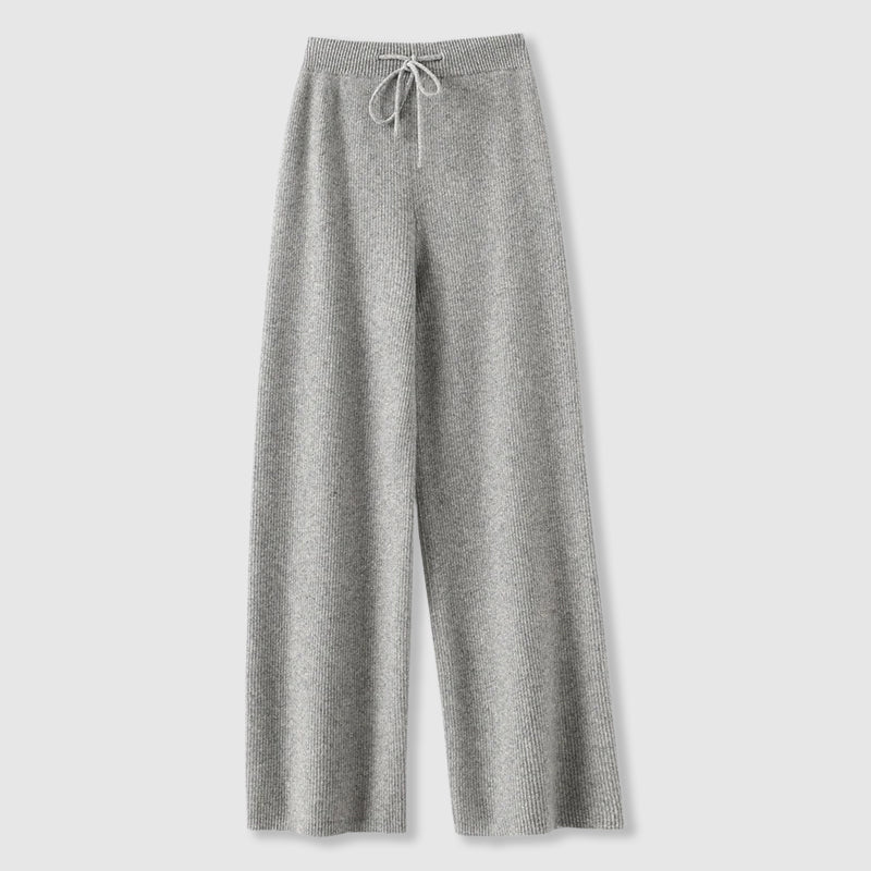 Chloe | Women’s Winter Wide Leg Knit Pants