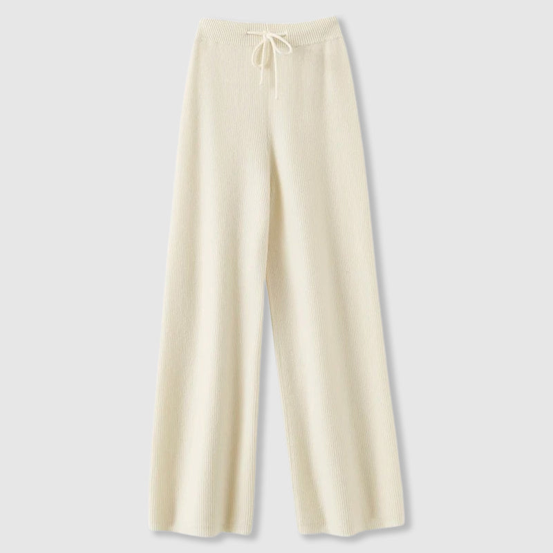 Chloe | Women’s Winter Wide Leg Knit Pants