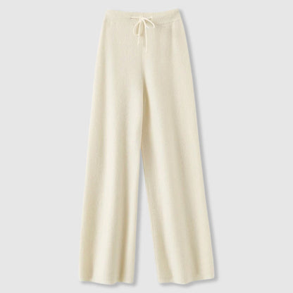 Chloe | Women’s Winter Wide Leg Knit Pants