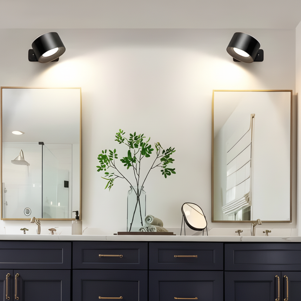 Rechargeable LED Wall Lamp Adjustable Magnetic Mount Cordless Sconce Light