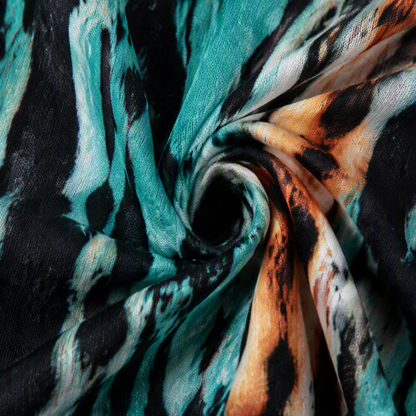 Effortless Tie Dye Wide Leg Pants for Women with Smocked High Waist Relaxed Bohemian Style