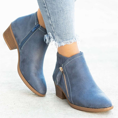 Isabella | Women’s Zip-Up Ankle Boots