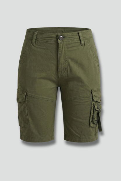 Stylish Cargo Shorts for Women with High Waist Multi Pocket Belt Loop Utility Casual Style