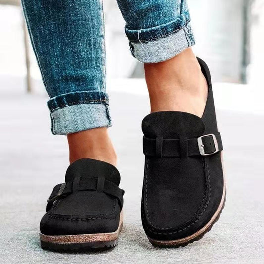 Sarah | Women’s Casual Buckle Slip On Loafers