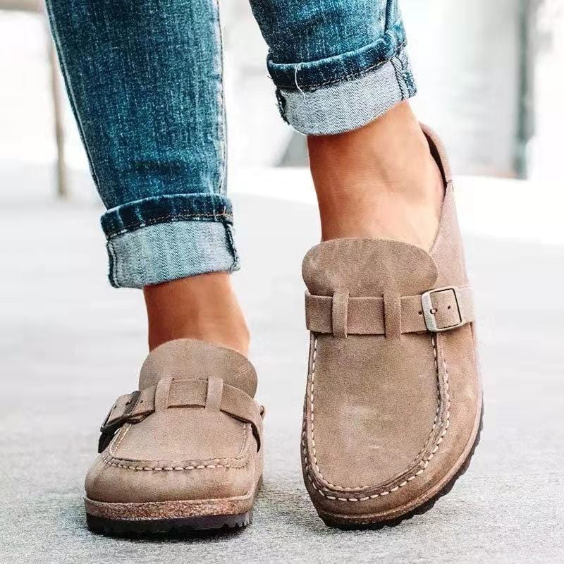Sarah | Women’s Casual Buckle Slip On Loafers