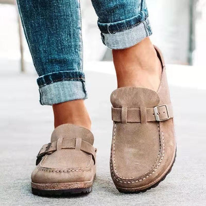 Sarah | Women’s Casual Buckle Slip On Loafers