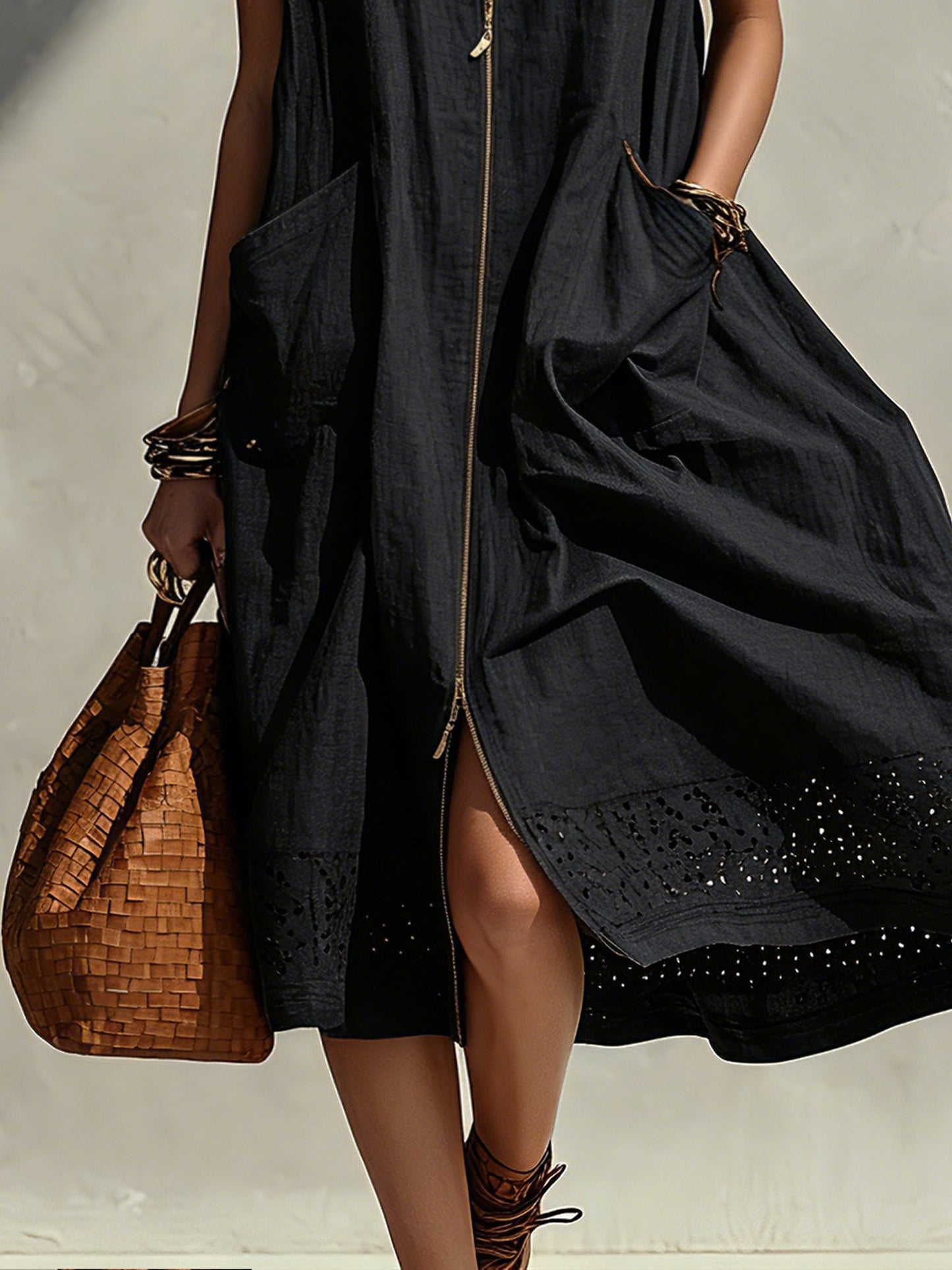 Effortless Floral Sundress for Women with Smocked Bodice A-Line Casual Summer Style