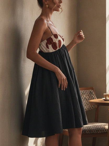 Effortless Floral Sundress for Women with Smocked Bodice A-Line Casual Summer Style