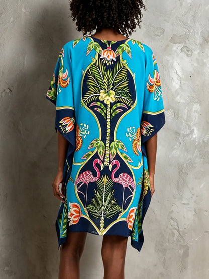 Effortless Floral Sundress for Women with Smocked Bodice A-Line Casual Summer Style