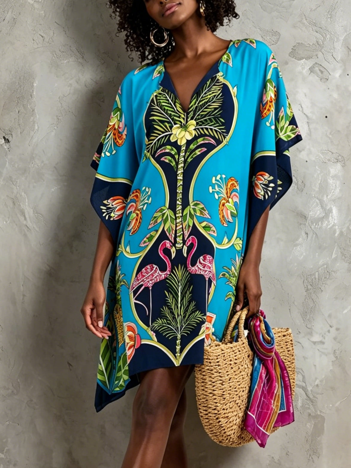 Effortless Floral Sundress for Women with Smocked Bodice A-Line Casual Summer Style