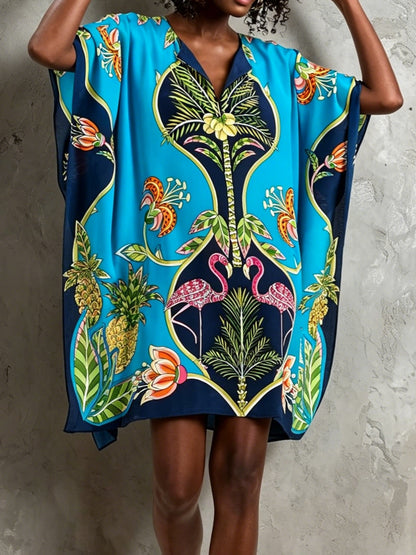 Effortless Floral Sundress for Women with Smocked Bodice A-Line Casual Summer Style