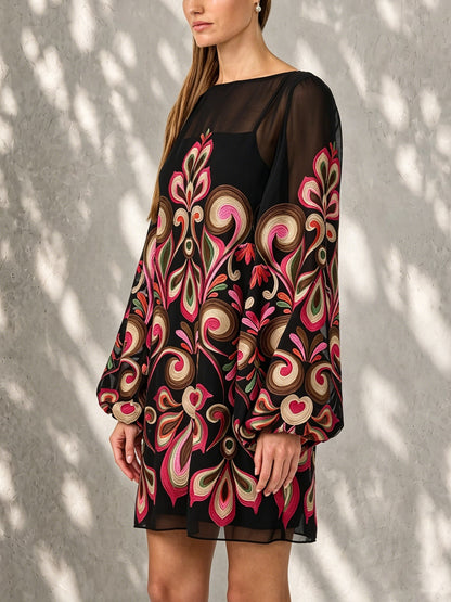 Effortless Floral Sundress for Women with Smocked Bodice A-Line Casual Summer Style