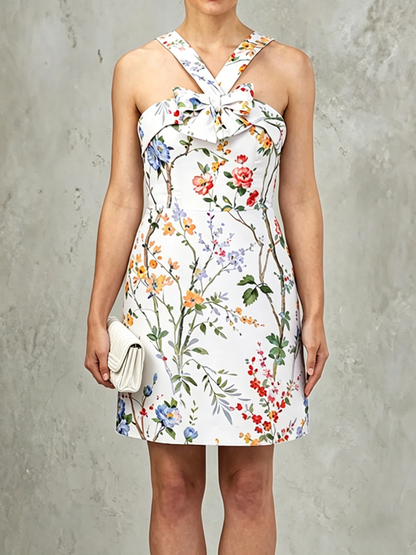 Effortless Floral Sundress for Women with Smocked Bodice A-Line Casual Summer Style