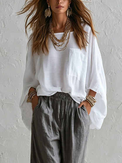 Effortless Olive Wide Leg Linen Pants for Women with High Waist Drawstring Flowing Style