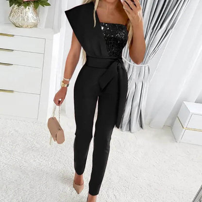 Lori - One Shoulder Jumpsuit