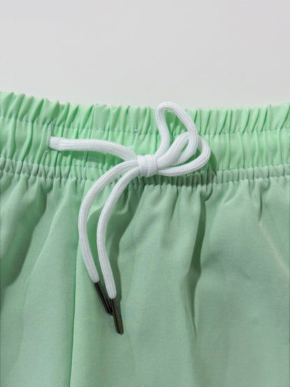 Effortless Running Shorts for Women with High Waist Drawstring Built In Liner Athletic Style