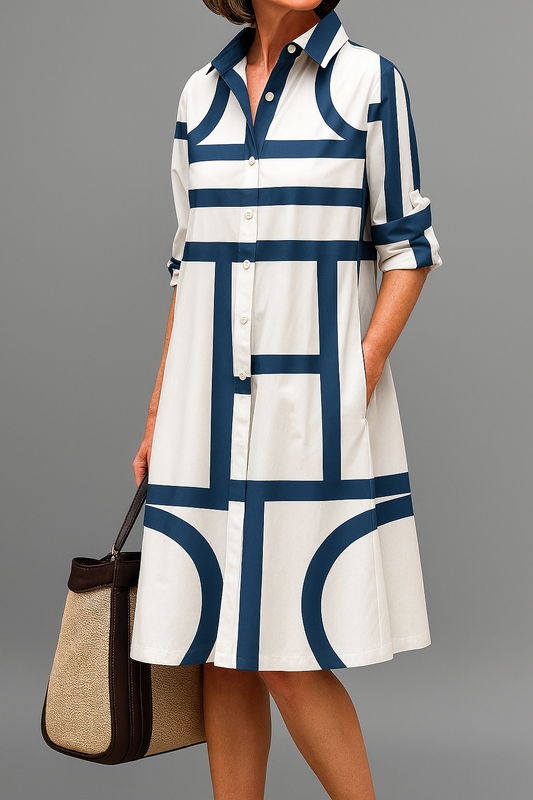 Blair | Stylish White Shirt Dress for Women in Casual Everyday Style