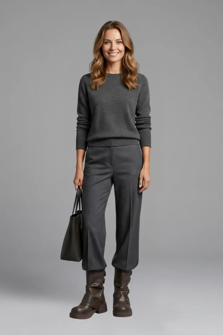 Comfortable Wide Calf Boots for Women with Fold Over Cuff Buckle Block Heel Mid Calf Style