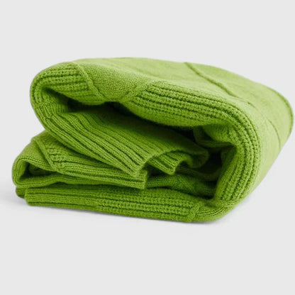 Comfortable Diamond Quilted Sweatshirt for Women with Turtleneck Long Sleeve Relaxed Oversized Knit Style
