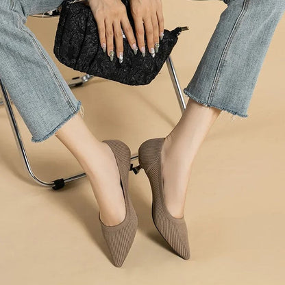 Comfortable Slip On Shoes for Women with Round Toe Cushioned Footbed Casual Style