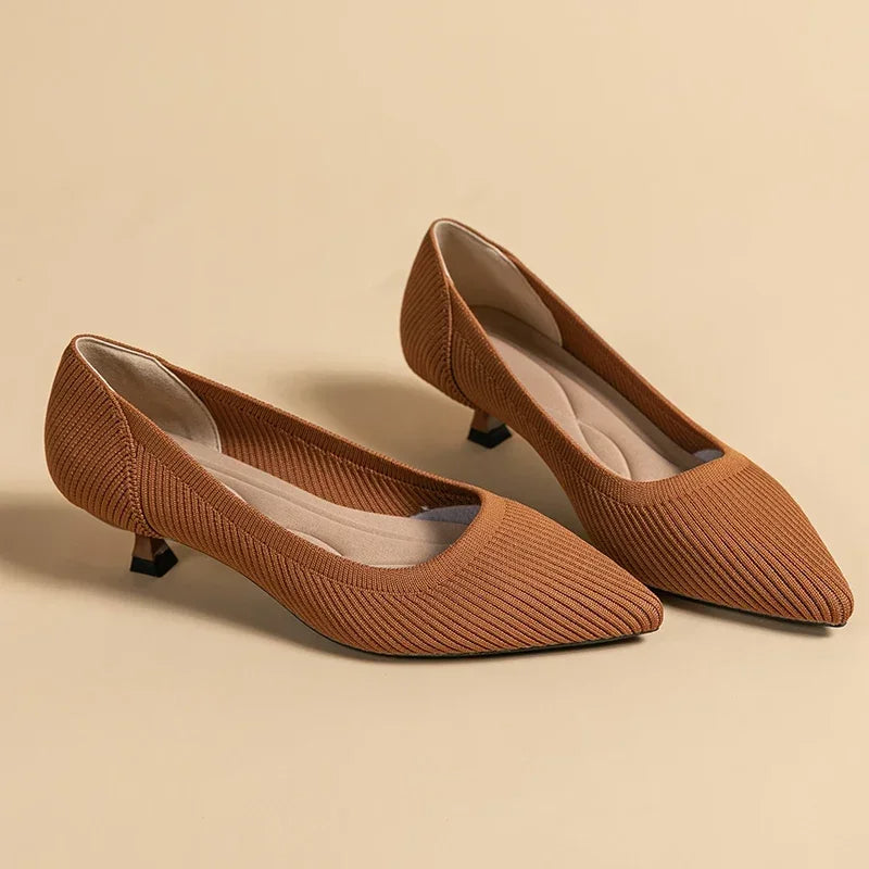 Comfortable Slip On Shoes for Women with Round Toe Cushioned Footbed Casual Style