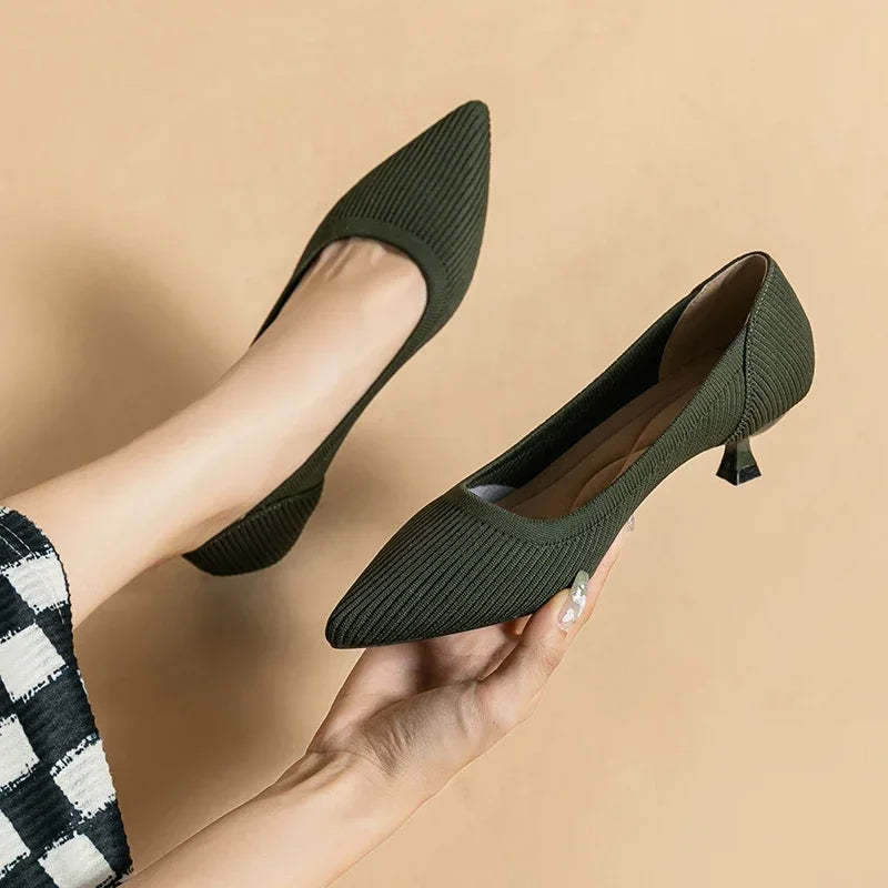 Comfortable Slip On Shoes for Women with Round Toe Cushioned Footbed Casual Style