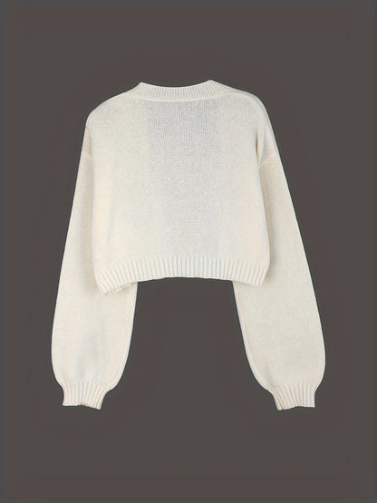 Cozy Gingerbread Christmas Cardigan Sweater for Women with Open Front Long Sleeve Knit Holiday Style