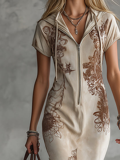 Effortless Floral Maxi Dress for Women with V-Neck Tiered Skirt Casual Summer Style