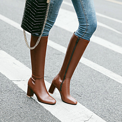 Aria | Women’s Elegant High Heel Knee Boots