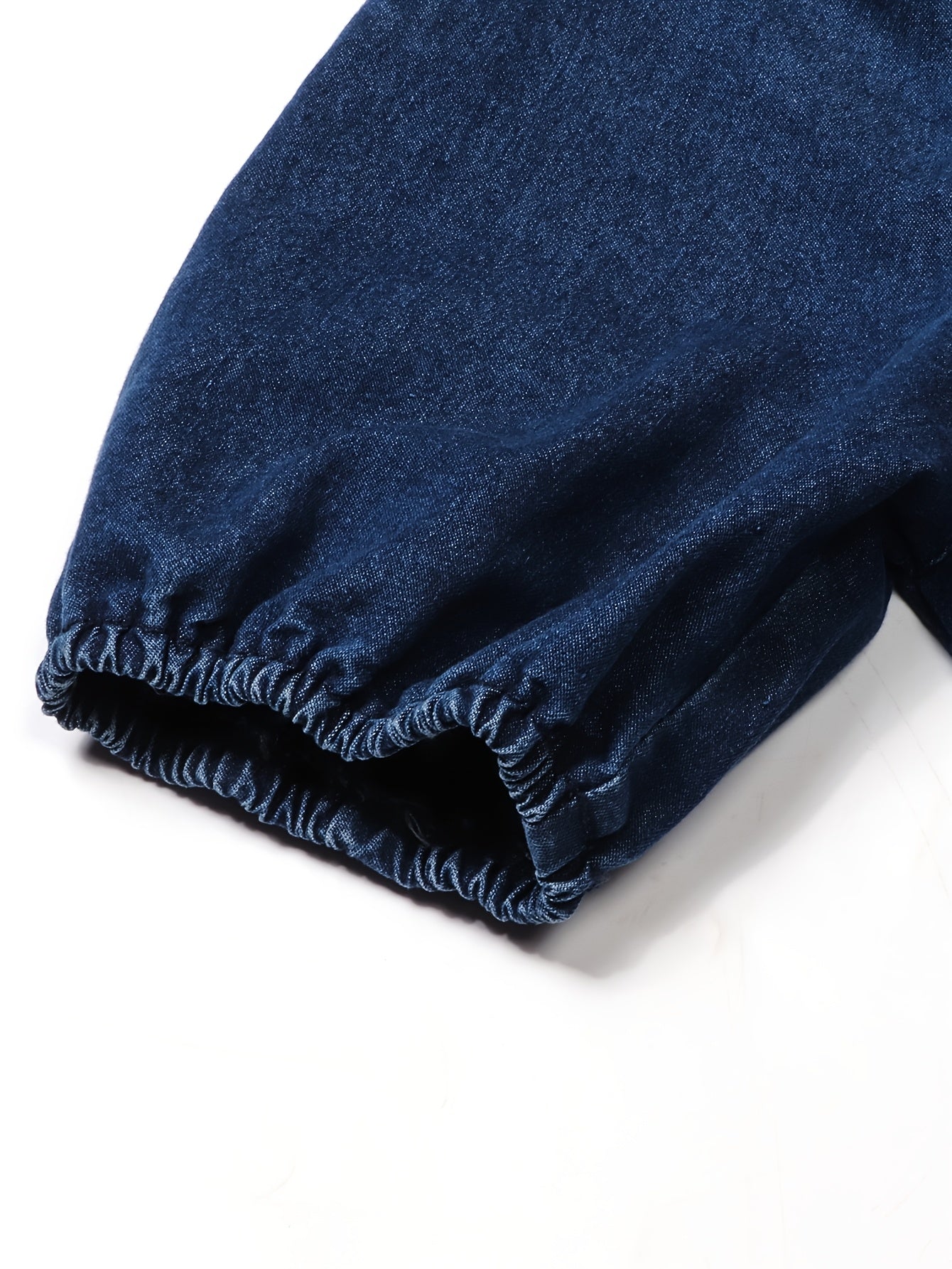 Effortless Blue Denim Dress for Women with Round Neck Elbow Sleeve Button Front Tiered Maxi Style
