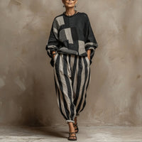 Black Multi Stripe