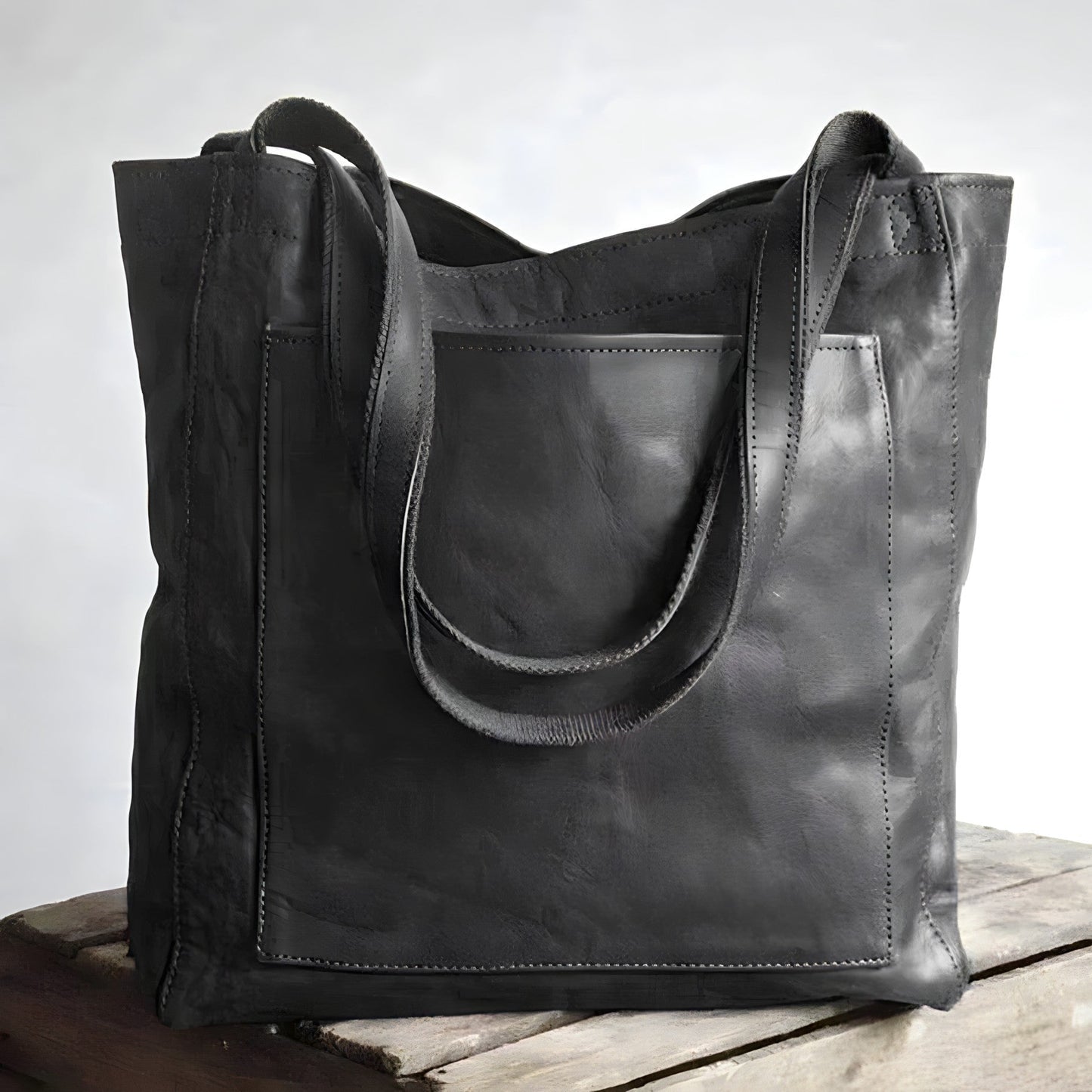 Tracy - Vegan Leather Oversized Shoulder Tote